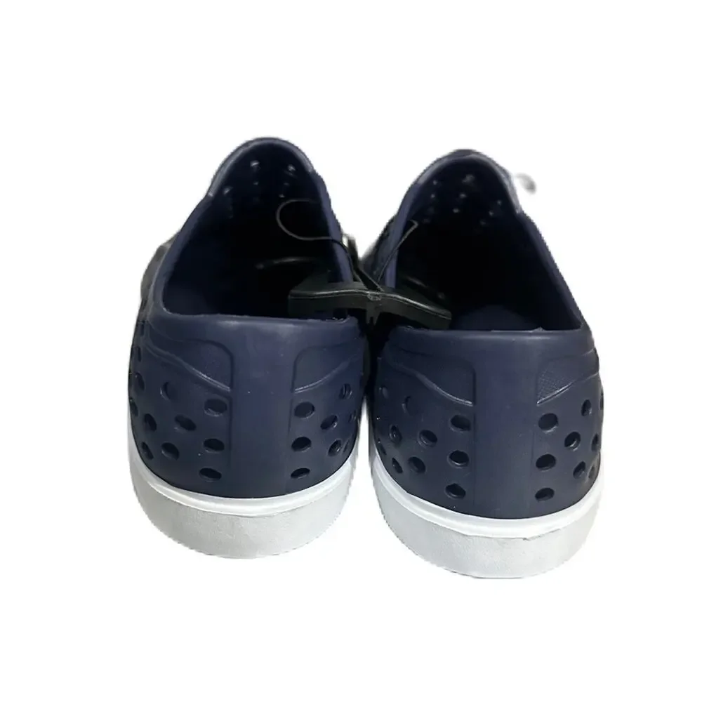 London Fog Mens Bately Perforated Slip On Athletic Sneakers Casual Shoes Size 11 - Picture 3 of 6